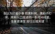 我以为只是小事 把黑料网、黑料不打烊、黑料入口放进同一条时间线里，答案更清楚 越往后越关键